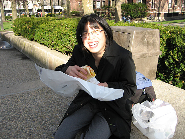 Agnes and her Sandwich