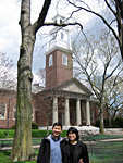 Bernard and Agnes at Harvard Memorial Church