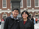 bernard and agnes at faneuil hall