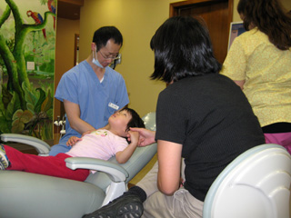 miranda in the dentist chair