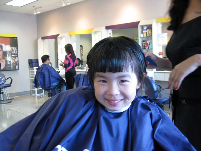 Eleanor Getting a Haircut