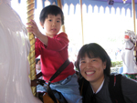 Miranda on the Merry Go Round