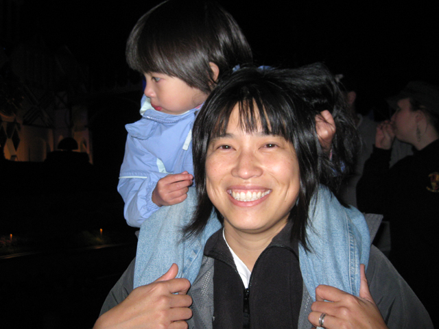 Eleanor and Agnes at Disneyland