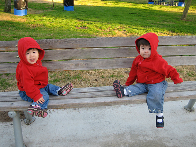 Both on a Bench