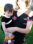 Eleanor with Goldfish