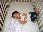 Miranda Awake in the Crib