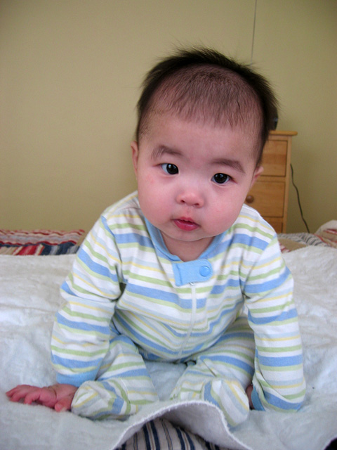 Eleanor Sitting on the Bed