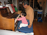 Miranda Playing the Piano