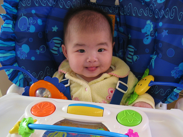 Eleanor in the High Chair