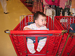 Eleanor in the Shopping Cart