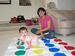 Eleanor Playing Twister