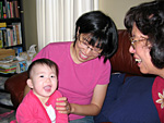 Miranda, Agnes, and my Mom