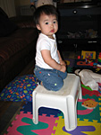 Eleanor Kneeling on the Footstool