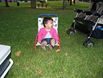 Miranda in a Lawn Chair