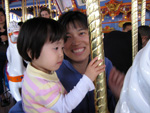 Miranda on the Merry Go Round