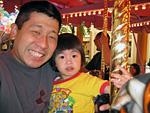 Eleanor on the Merry Go Round