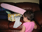 Eleanor with the Kleenex Box