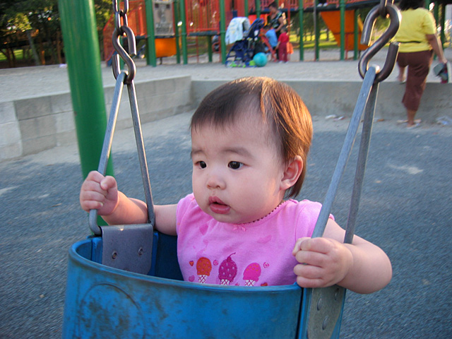 Eleanor in the Swing