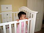 Miranda in Her Crib