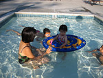 Eleanor in the Pool