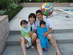 Family Picture at the Pool