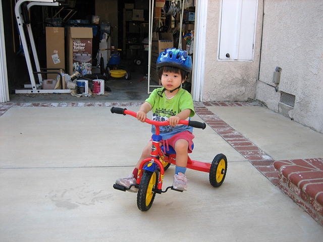 Miranda on Her Tricycle