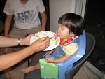 Miranda Eating Birthday Cake