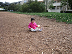 Eleanor Sitting on the Trail