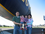 Family Picture in Front of the Blimp