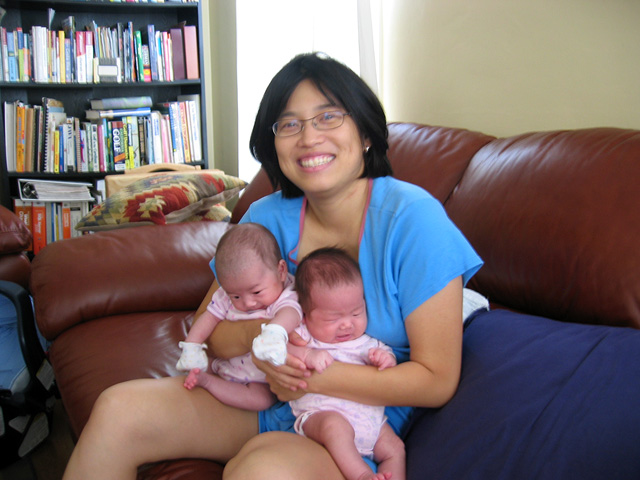 Agnes Holding the Girls