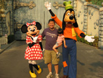 Miranda, Minnie Mouse, and Goofy