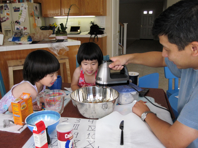 Mixing Cookie Dough