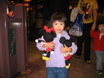 Eleanor with Mickey and Minnie