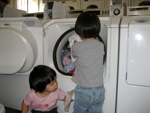 Loading the Laundry Machines