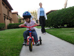 Miranda and Erin on the Way to the Park