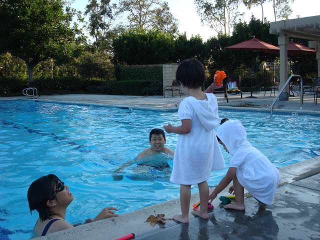 Diving for Pool Toys