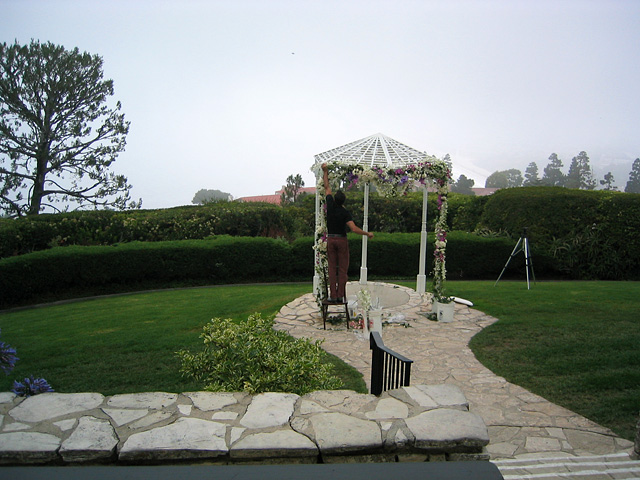 Decorating the Gazebo