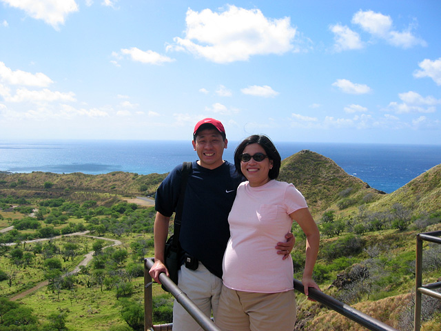 Both of us at Diamondhead