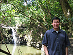 waterfall at puahokamoa