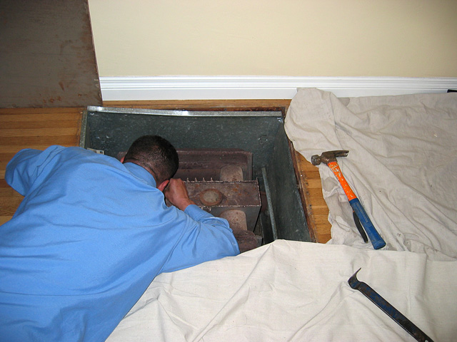 Remove the Floor Furnace