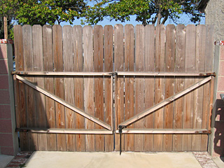 gate before repairs