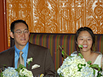 Sean and Peggy at the Reception